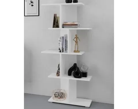 Členitý regál Fox, biely%