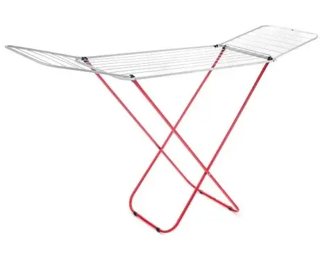 Rozkladací sušiak na bielizeň Economy 16 m, červeno-biely%