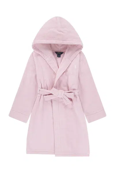 Dětský bavlněný župan Polo Ralph Lauren růžová barva, 4P0188