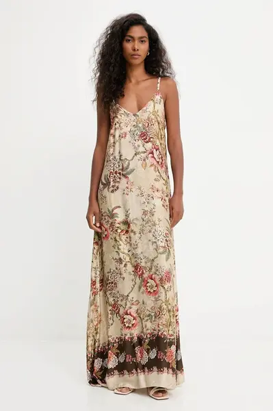 Šaty Answear.LAB béžová barva, maxi