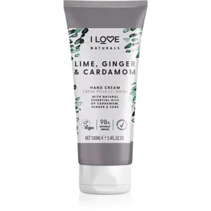 I Love Naturals Lime, Ginger & Cardamom krém na ruce 100 ml