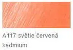 Akvarelová pastelka AD – 117 Light cadmium red