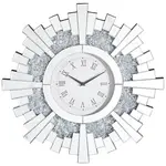 Xora NÁSTĚNNÉ HODINY, barvy stříbra, 60/60/5,2 cm