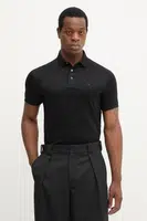 Polo tričko Emporio Armani pánské, černá barva, 8N1F96 1JUVZ