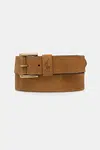 Semišový pásek Polo Ralph Lauren béžová barva, 405854526