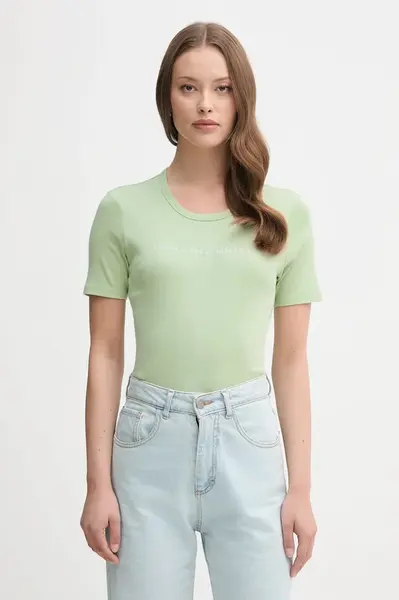 Bavlněné tričko United Colors of Benetton dámské, červená barva, 3GA2E16A2