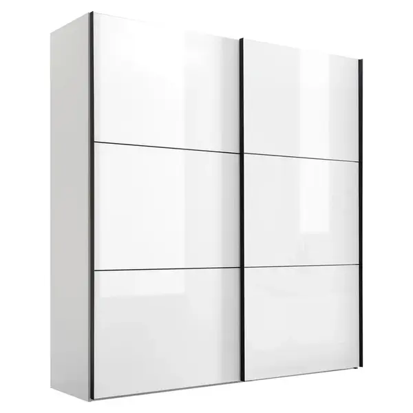 Moderano SKŘÍŇ S POSOUVACÍMI DVEŘMI, bílá, 200/222/68 cm