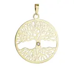 Evolution Group - Pavona Zlatý přívěsek strom života s briliantem 94B00014