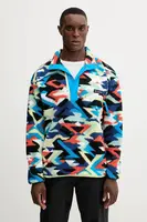 Sportovní mikina Columbia Helvetia II černá barva, vzorovaná, 2098461