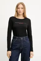 Bavlněné tričko s dlouhým rukávem Armani Exchange