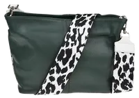 NovaKabelka.cz Batilda Verde Scura s přídavným popruhem IV