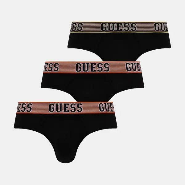 Spodní prádlo Guess 3-pack černá barva, U5YG01 K6YW1