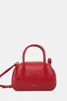 Kožená kabelka Yuzefi OYSTER MINI DUFFLE červená barva, YUZPF25-HB-MOYD-L060