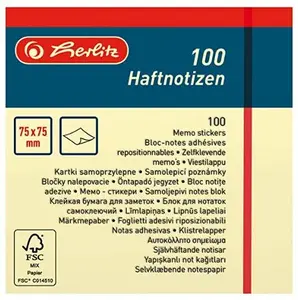 Samolepicí bloček žlutý