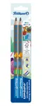 Pelikan - Tužka B, Combino, 2 ks, trojhranná