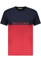 TRUSSARDI MEN'S SHORT SLEEVE T-SHIRT RED
