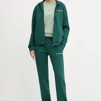 Tepláková souprava EA7 Emporio Armani dámská, zelená barva, AF10443.7W000802