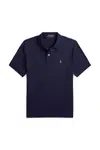 Bavlněné polo tričko Polo Ralph Lauren tmavomodrá barva, 323952431001