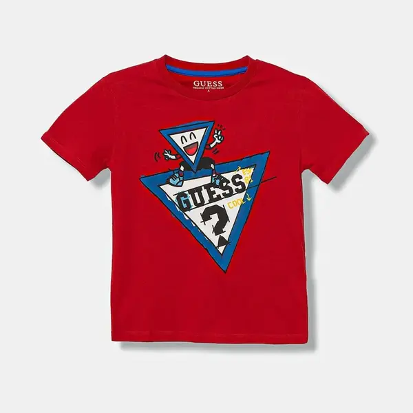 Dětské bavlněné tričko Guess
