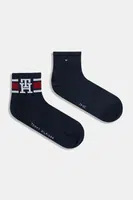 Ponožky Tommy Hilfiger 2-pack tmavomodrá barva, 701236322