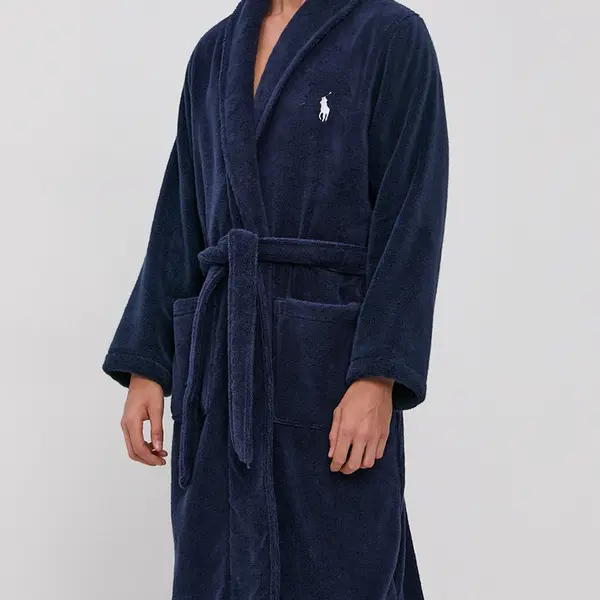 Župan Polo Ralph Lauren tmavomodrá barva, 714853990001