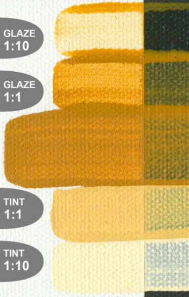 Akryl Golden Fluid 118ml – 2407 Yellow Ochre