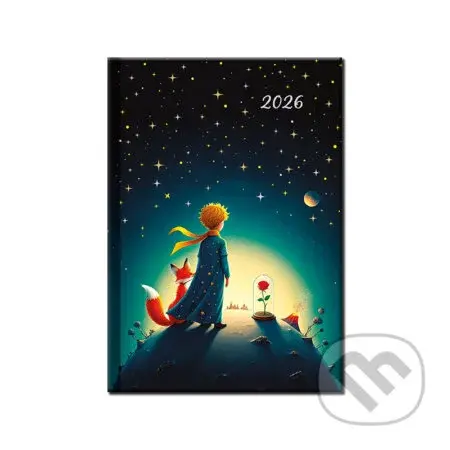 Denný diár Art Malý princ 2026 (slovenské menné kalendárium)