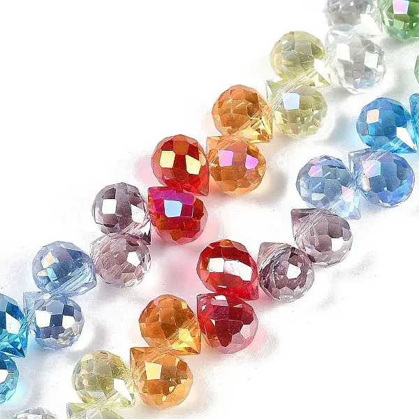 Electroplate Glass Beads Strands