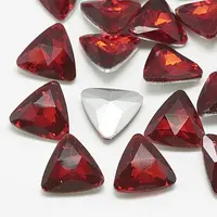 Pointed Back Glass Rhinestone Cabochons