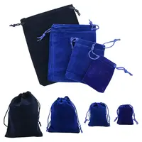 30Pcs Rectangle Velvet Pouches