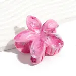 5-Petals Flower Shapes Plastic Claw Hair Clips