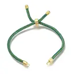 Braided Cotton Cord Slider Bracelet Making
