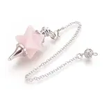 Natural Rose Quartz Dowsing Pendulums