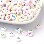 Initial Acrylic Horizontal Hole Beads