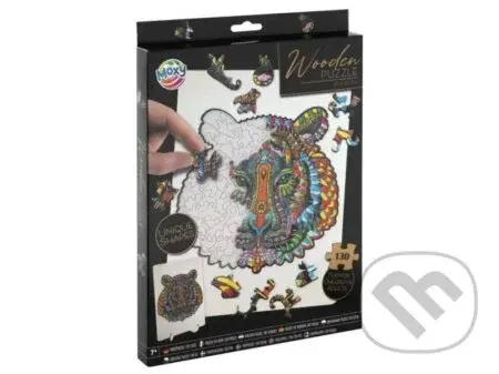 Tygr, dřevěné - puzzle z kategorie Zvířata