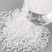 11/0 Grade A Transparent Glass Seed Beads