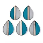 Transparent Resin & Wood Pendants