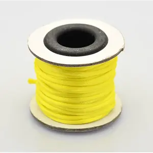 Macrame Rattail Chinese Knot Making Cords Round Nylon Braided String Threads