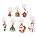 Christmas Theme Alloy Enamel Charm Mobile Straps