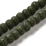 Natural Lava Rock Dyed Beads Strands