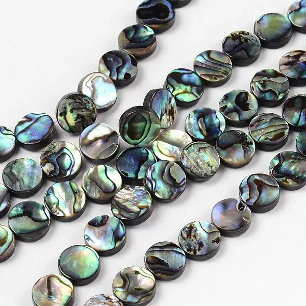 Natural Abalone Shell/Paua Shell Beads Strands