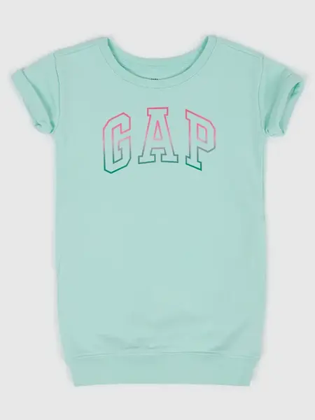 GAP Dětské mikinové šaty s logem - Holky