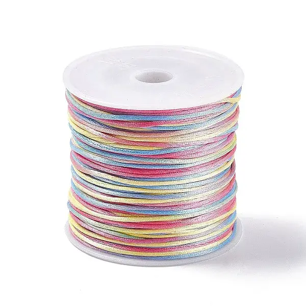 Segment Dyed Nylon Rattail Satin Cords