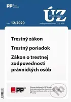 Úplné znenia zákonov 12/2020 (Trestný zákon, Trestný poriadok, Zákon o trestnej zodpovednosti právnických osôb)