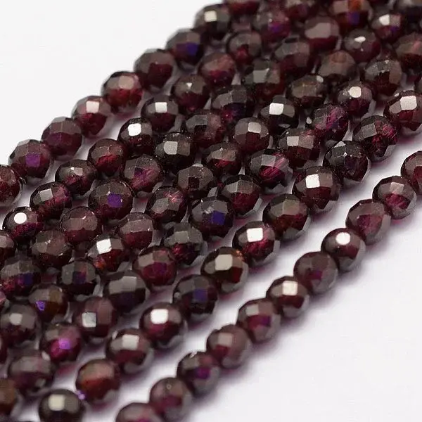Natural Garnet Beads Strands