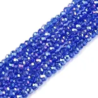 Electroplate Glass Beads Strands