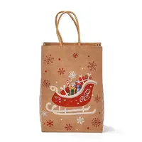 Christmas Theme Rectangle Paper Bags