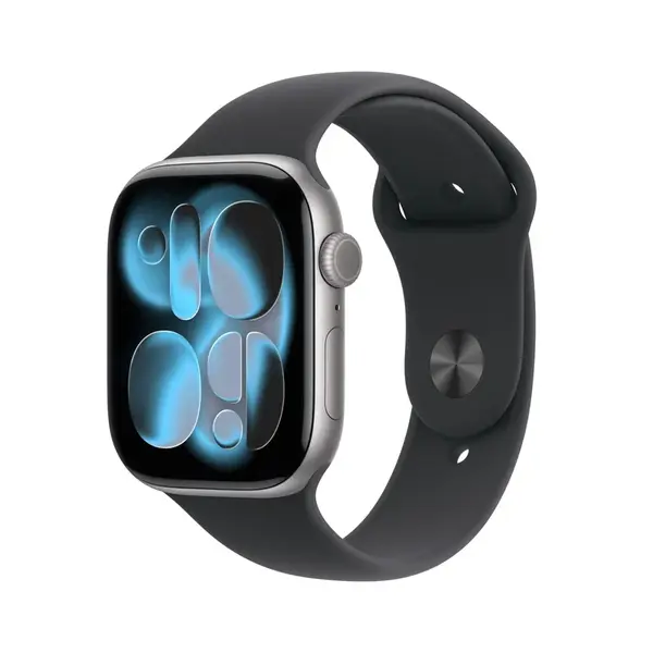 Apple Watch S11 Cell - 46mm Sport Band vesmírně šedé/černé M/L