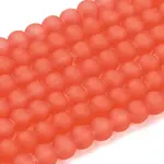Transparent Glass Bead Strands