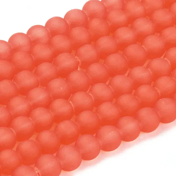 Transparent Glass Bead Strands